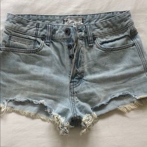 Free People Jean Shorts
